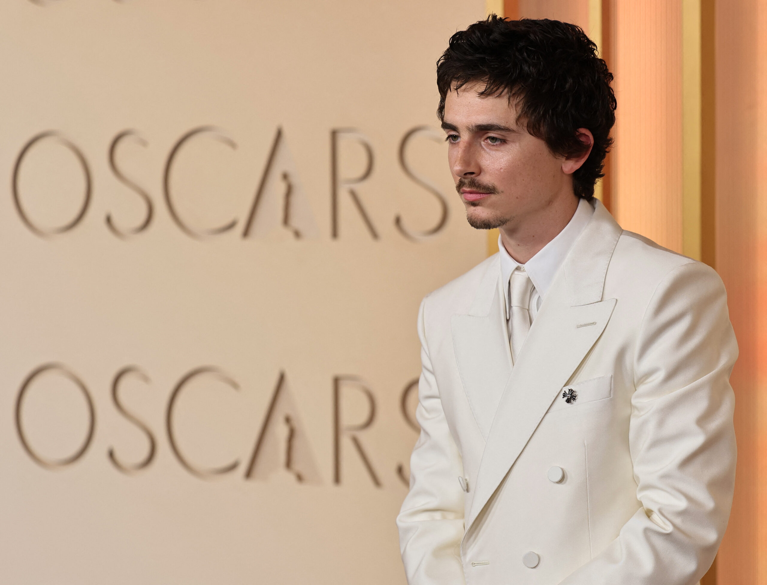 Timothee Chalamet poses on the red carpet during the Oscars arrivals at the 98th Academy Awards in Hollywood, Los Angeles, California, U.S., March 15, 2026. REUTERS