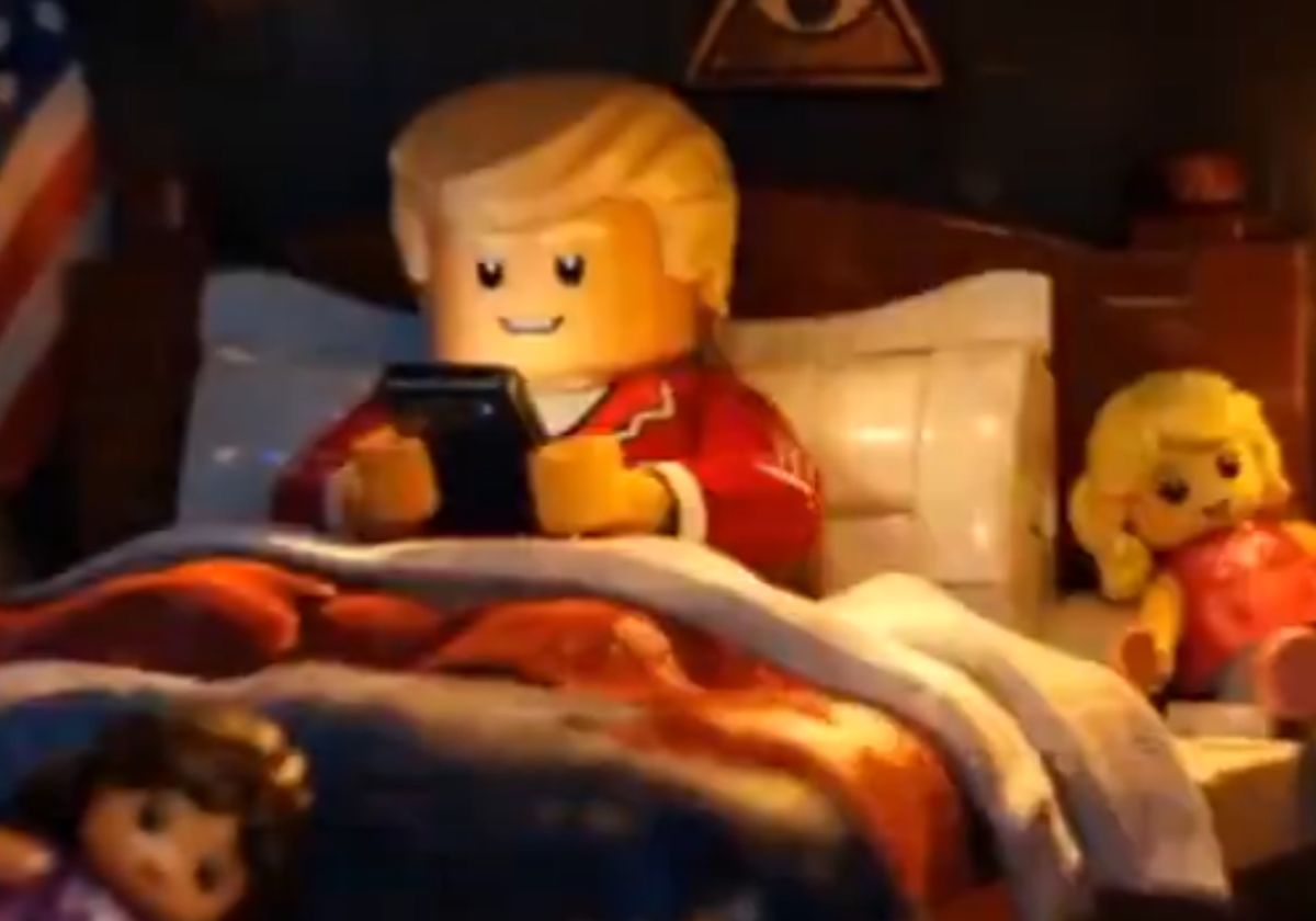 Ο Τραμπ σε... lego