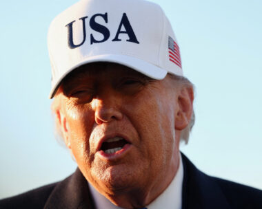 U.S. President Donald Trump speaks to members of the media before boarding Air Force One for travel to Florida, at Joint Base Andrews, Maryland, U.S., March 13, 2026. REUTERS/Kevin Lamarque