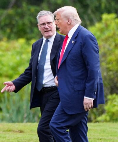 Ο Ντόναλντ Τραμπ και ο Κιρ Στάρμερ