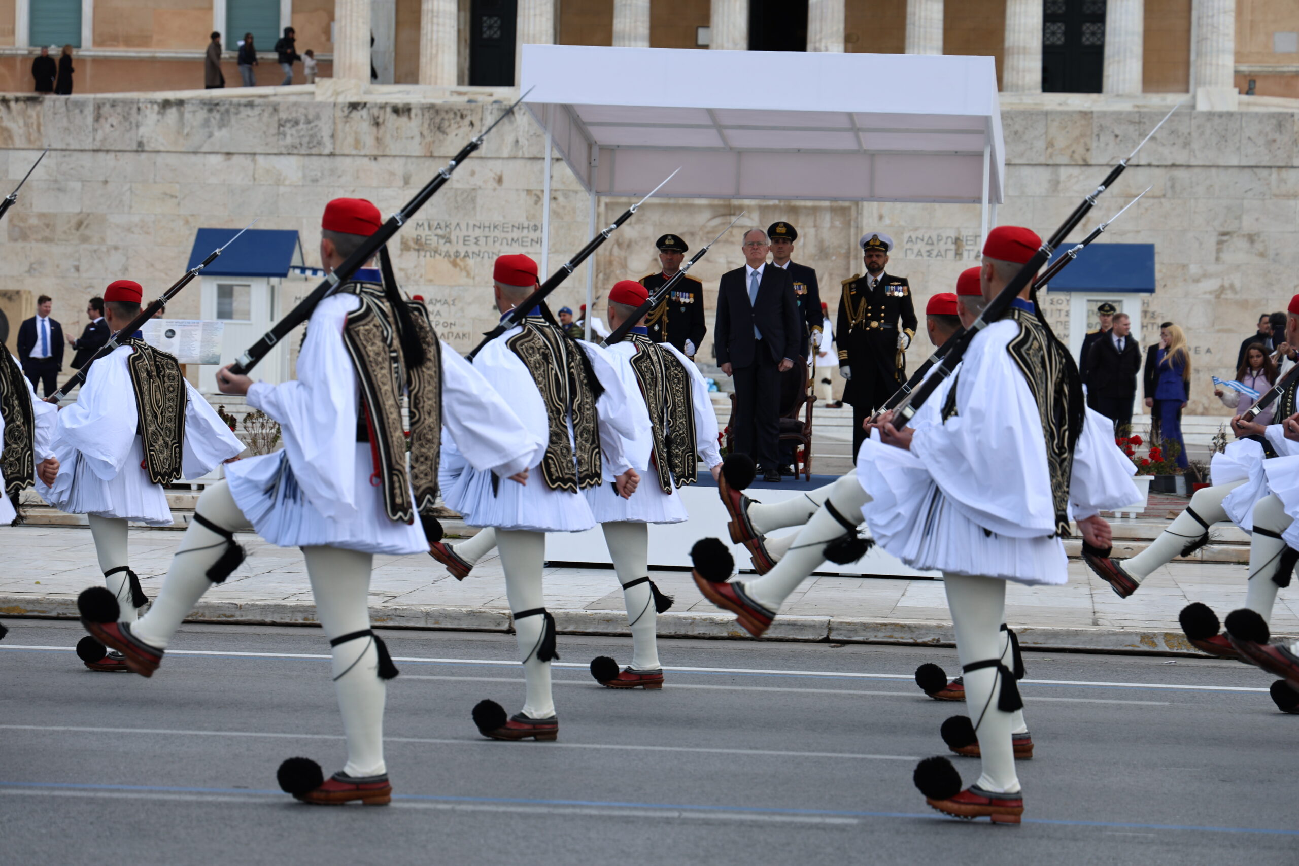 Στρατιωτική παρέλαση στην Αθήνα για την εθνική επέτειο της 25ης Μαρτίου 1821, Τετάρτη 25 Μαρτίου 2026. (ΓΙΑΝΝΗΣ ΠΑΝΑΓΟΠΟΥΛΟΣ/EUROKINISSI)