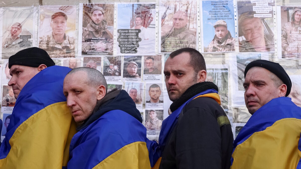 Ουκρανοί αιχμάλωτοι πολέμου που απελευθερώθηκαν