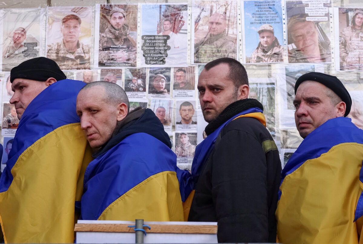 Ουκρανοί αιχμάλωτοι πολέμου που απελευθερώθηκαν