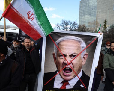 Διαδηλωτές κατά του Ισραήλ έξω από την αμερικανική πρεσβεία στην Τουρκία