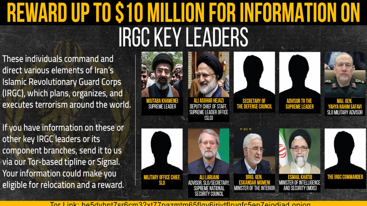 Το γράφημα των ΗΠΑ για τους Ιρανούς ηγέτες που «επικήρυξαν»