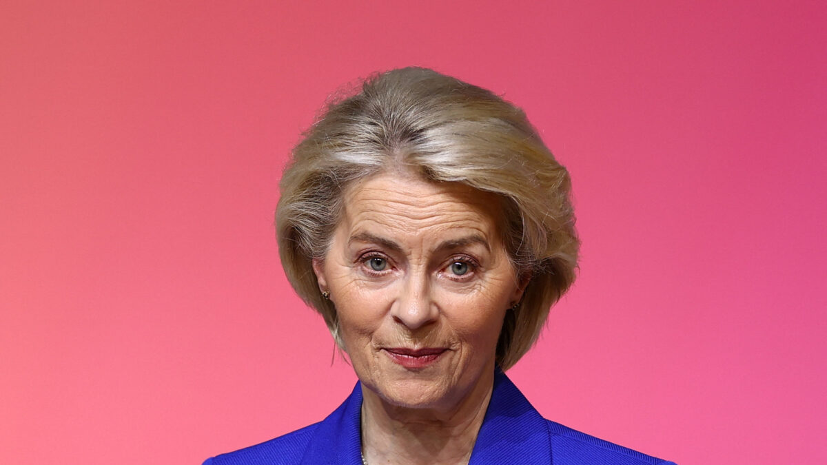 European Commission President Ursula von der Leyen delivers a speech during the opening plenary session at the IAEA Nuclear Energy Summit in Paris, France, March 10, 2026. REUTERS/Abdul Saboor/Pool