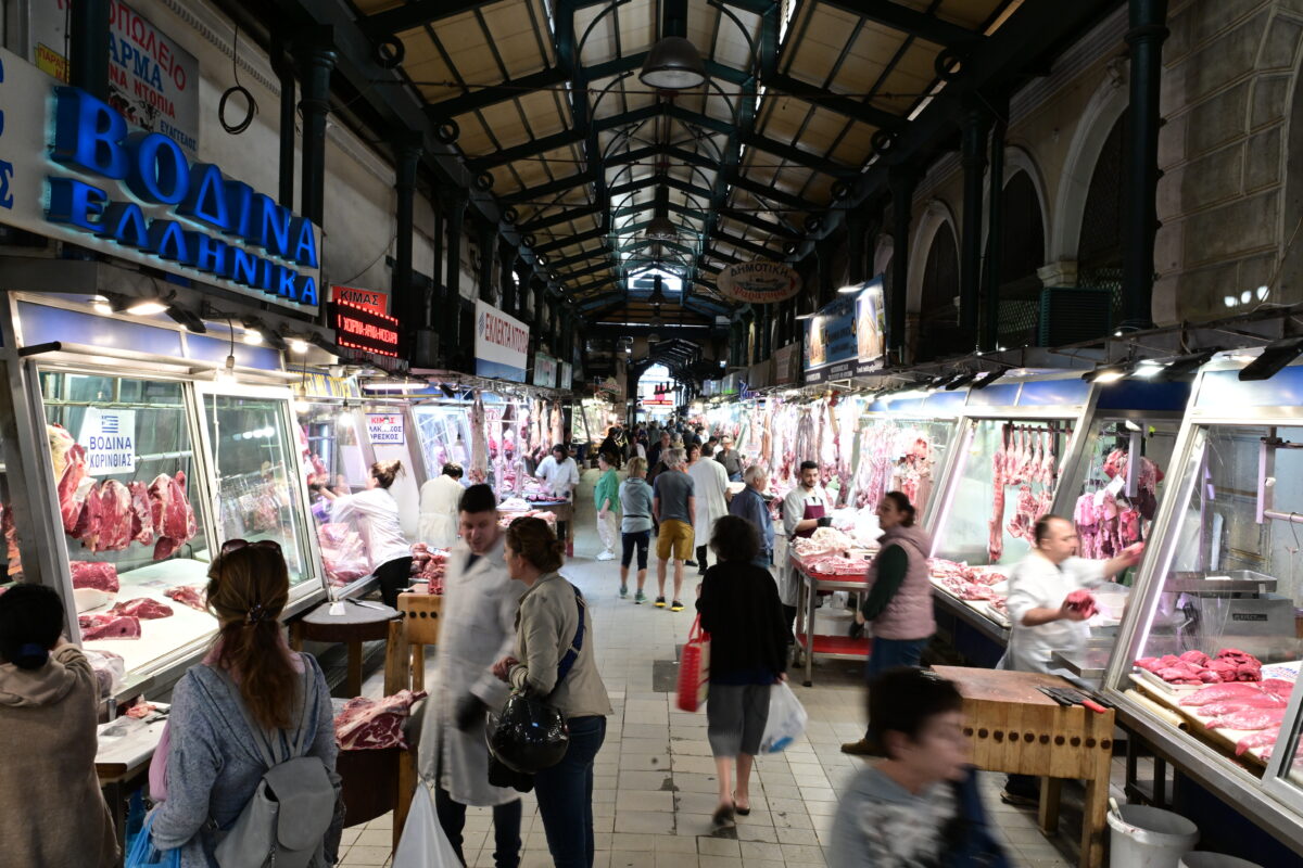 Στιγμιότυπο από την Βαρβάκειο Αγορά