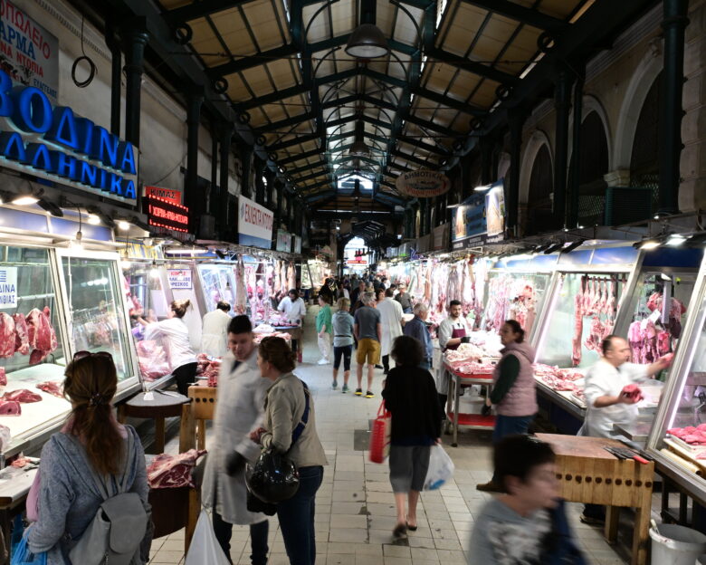 Στιγμιότυπο από την Βαρβάκειο Αγορά