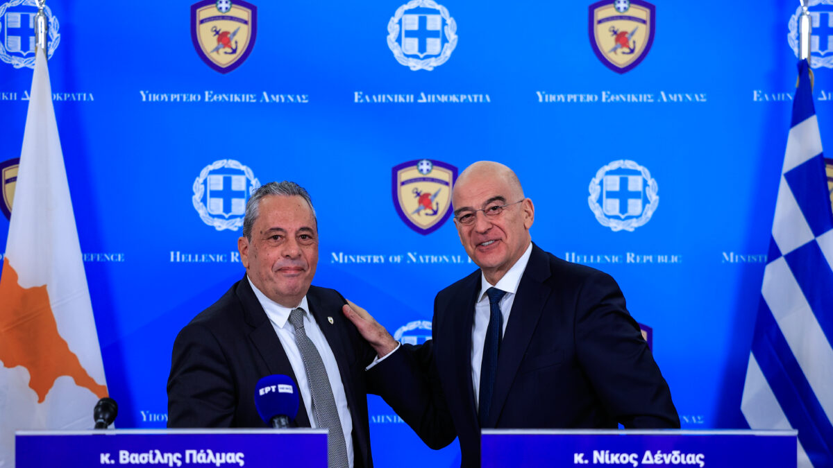 Βασίλης Πάλμας και Νίκος Δένδιας