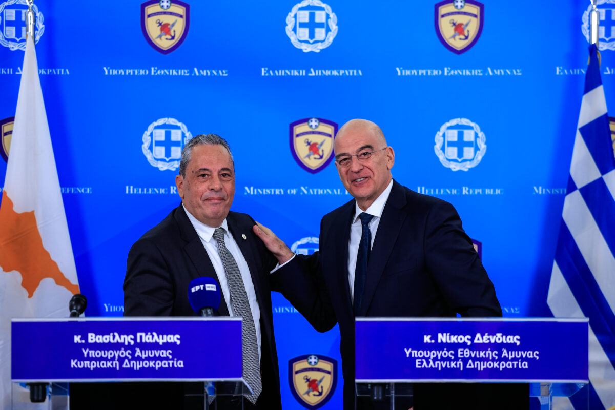 Βασίλης Πάλμας και Νίκος Δένδιας