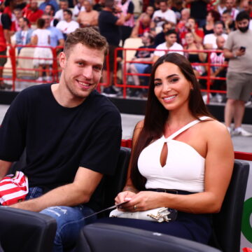 O Σάσα Βεζένκοφ με τη Νικόλ Ελευθεριάδου