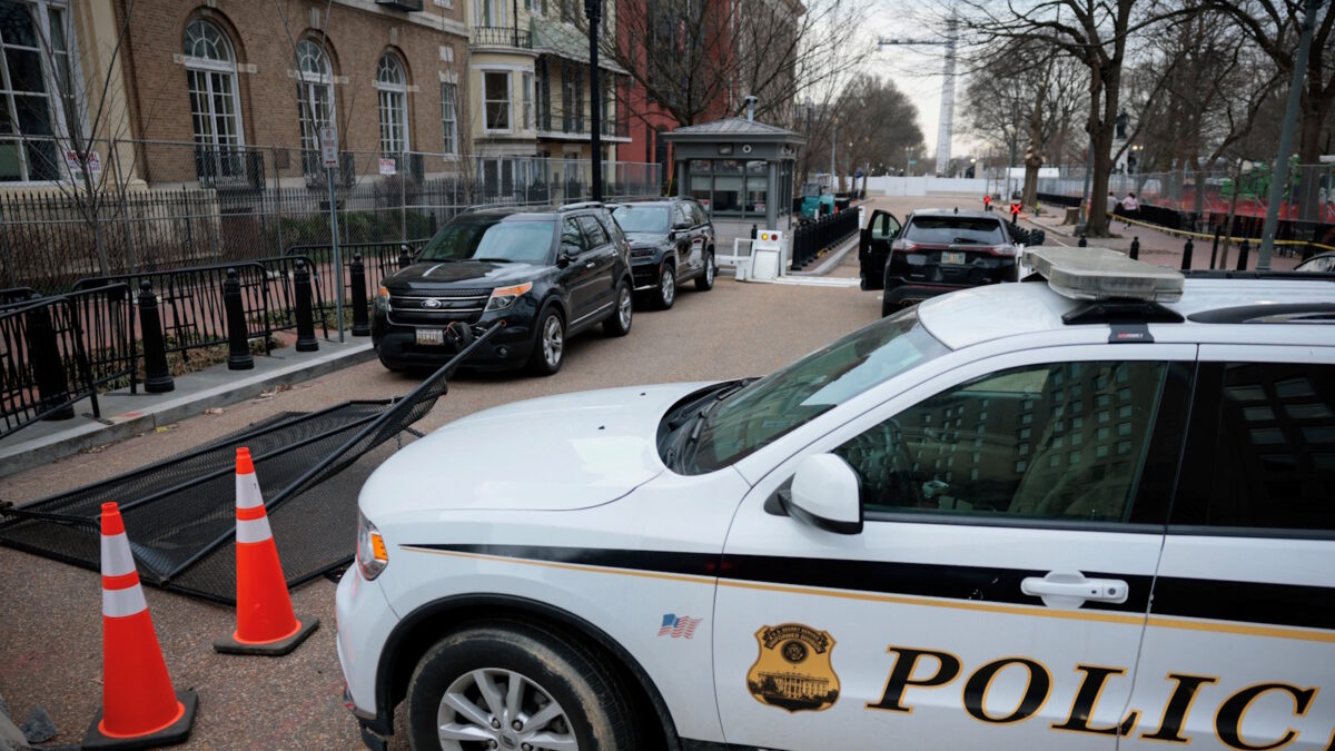 Περιπολικό στο σημείο του περιστατικού