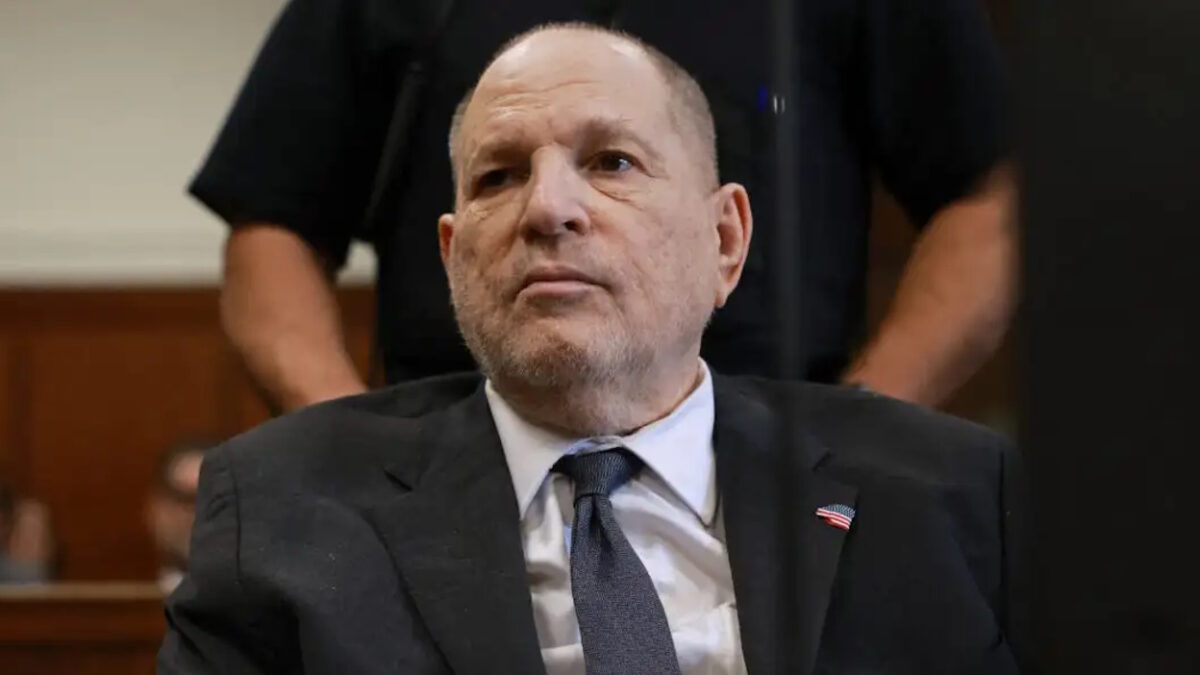 Harvey Weinstein attends a staus conference to work out details of his upcoming rape retrial at Manhattan Criminal Court, in New York, U.S., March 4, 2026. Spencer Platt/Pool via REUTERS