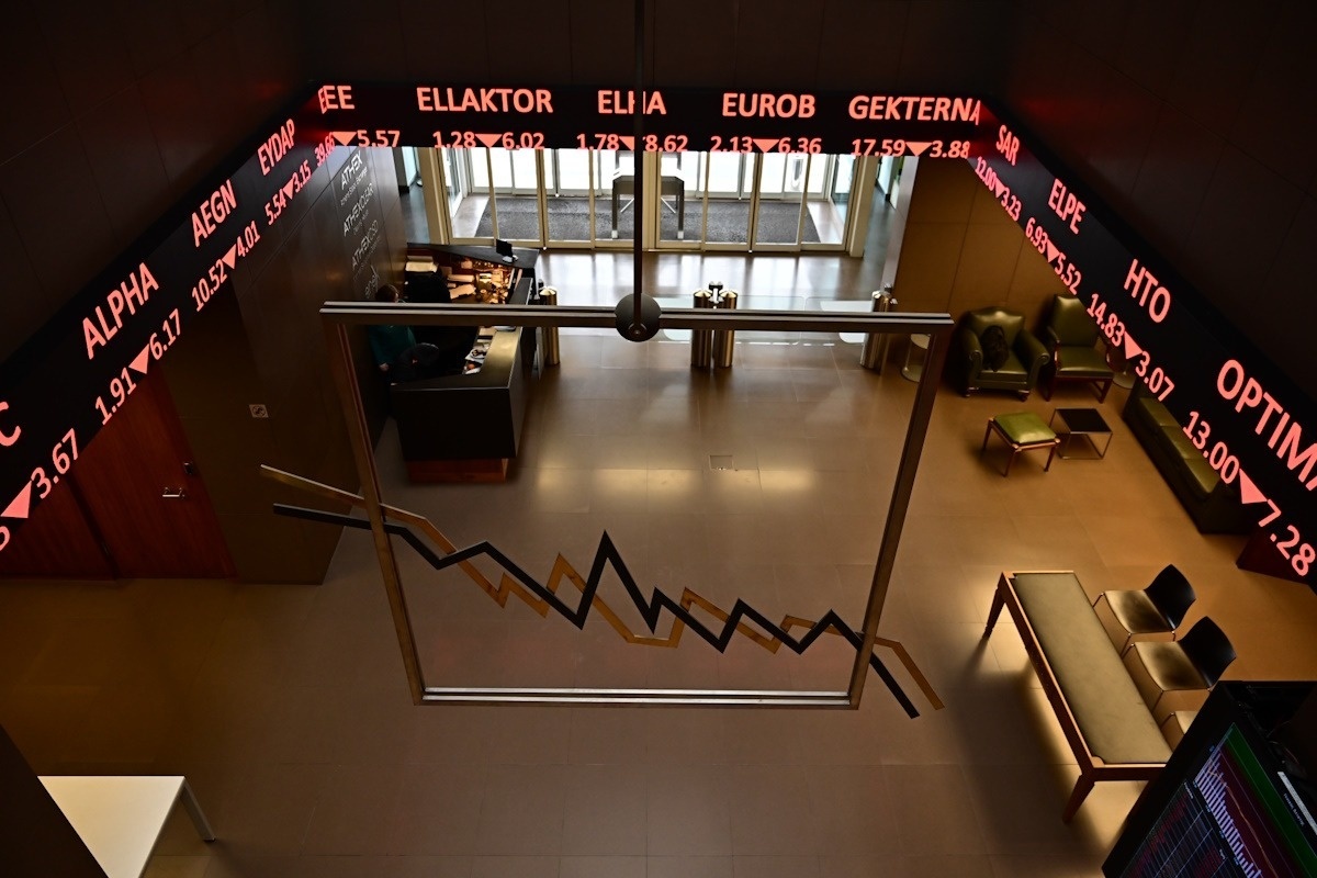 Στιγμιότυπο από το Χρηματιστήριο Αθηνών