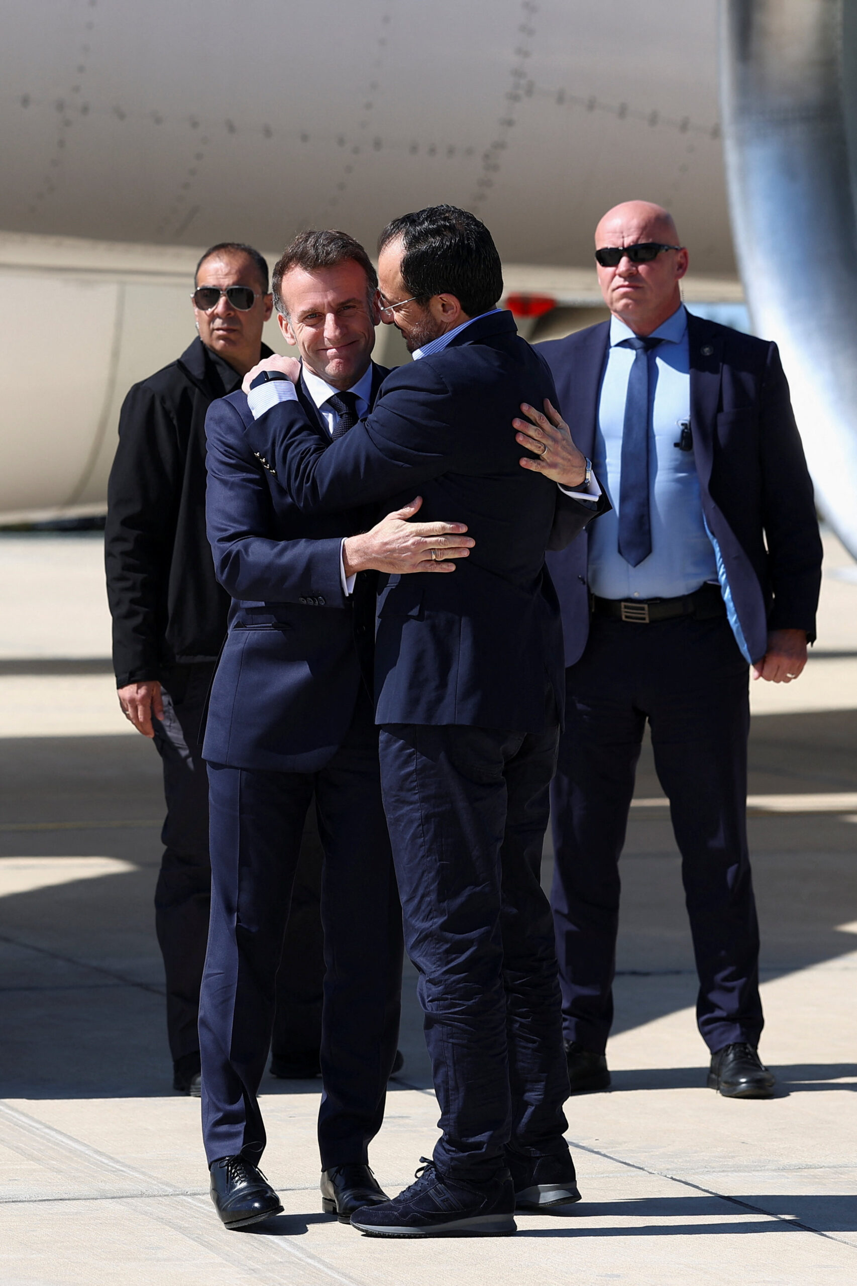 Χριστοδουλίδης και Μακρόν