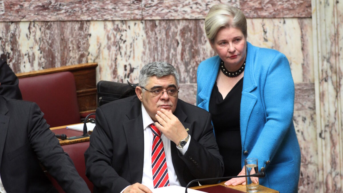 Νίκος Μιχαλολιάκος και Ελένη Ζαρούλια