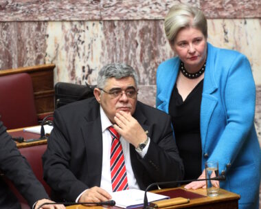 Νίκος Μιχαλολιάκος και Ελένη Ζαρούλια