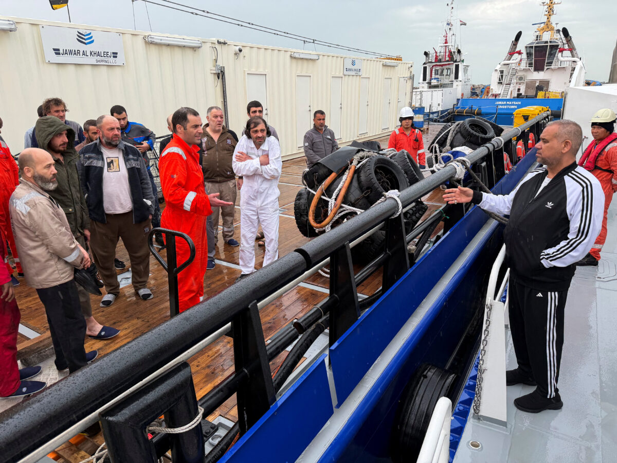 Η διάσωση των μελών του πληρώματος του Zephyros