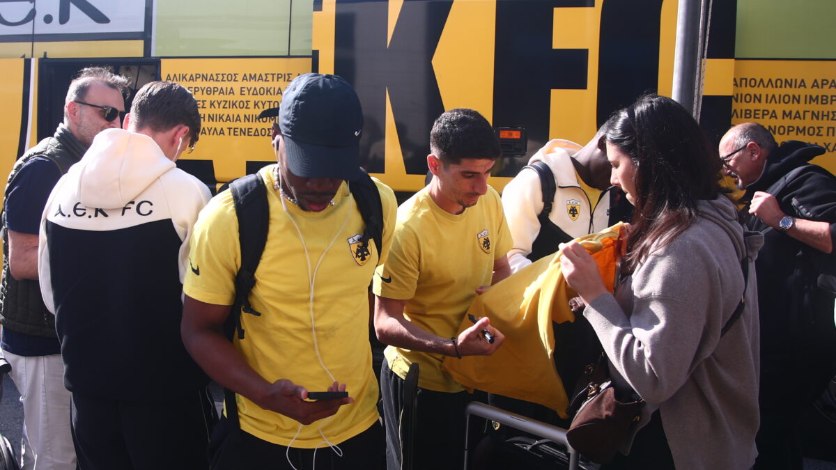 Οι παίκτες της ΑΕΚ