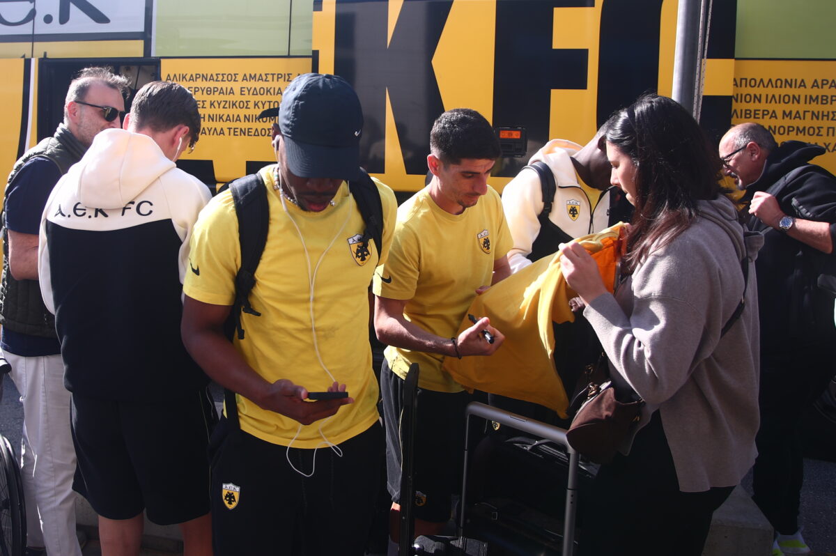 Οι παίκτες της ΑΕΚ