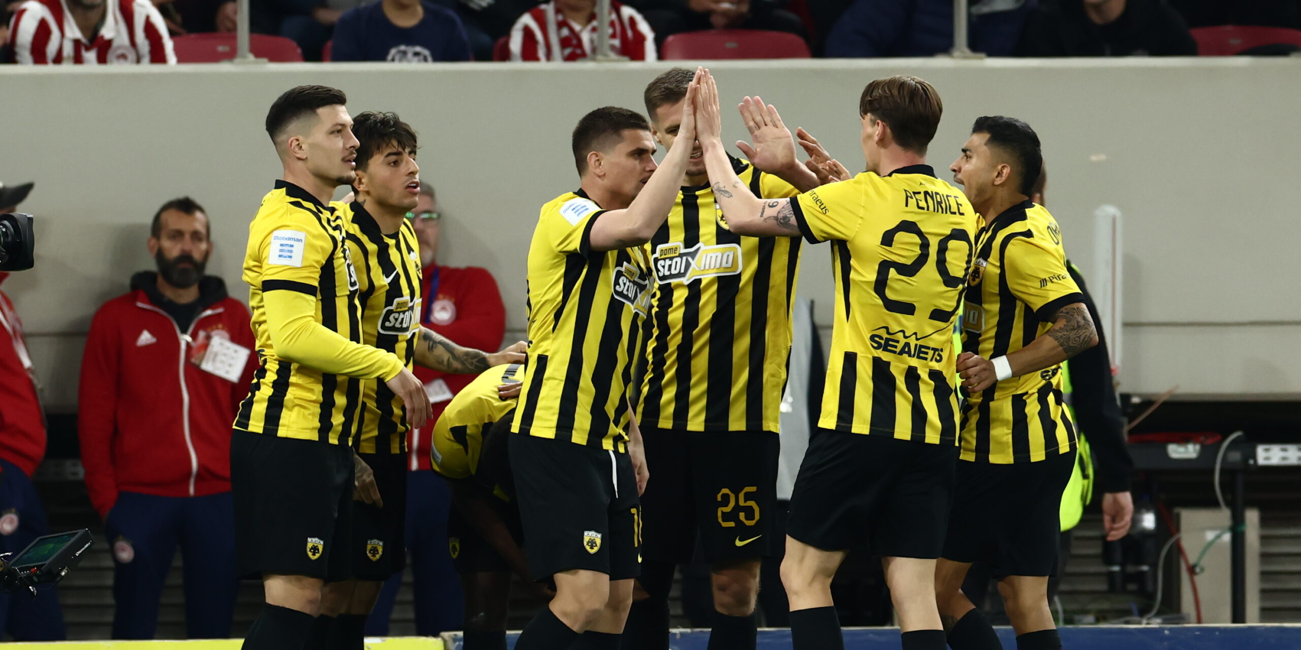 Οι παίκτες της ΑΕΚ