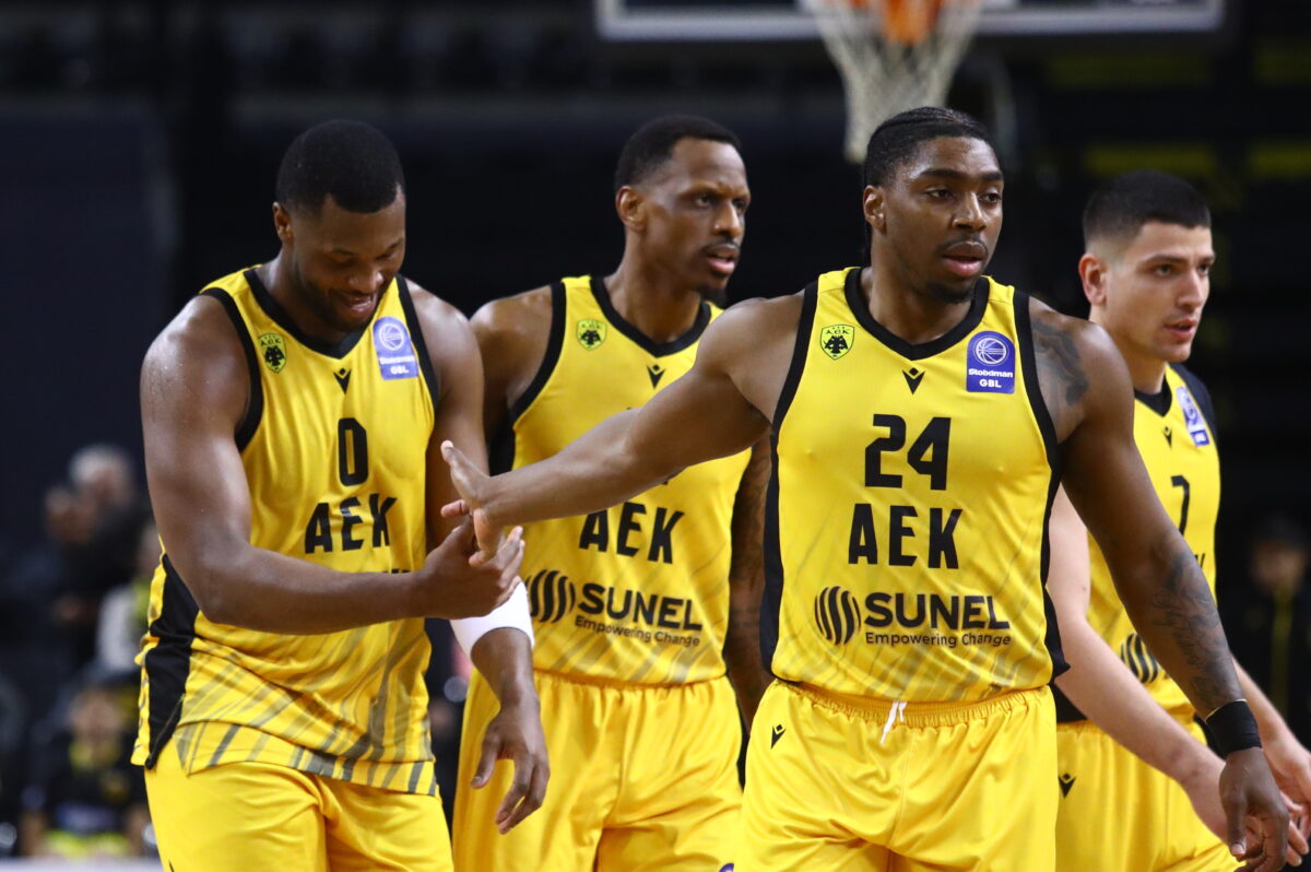 Η ΑΕΚ φωτογραφήθηκε στο Καλλιμάρμαρο ενόψει του Final 4 του BCL, εκεί όπου σήκωσε το πρώτο ευρωπαϊκό τρόπαιο