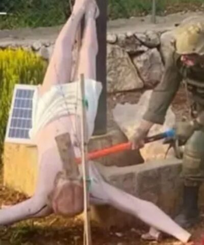 Λίβανος: Ισραηλινός στρατιώτης χτύπησε με σφυρί άγαλμα του Ιησού – Δείτε φωτογραφία