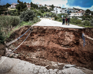 Πλημμύρες στην περιοχή της Ραφήνας από την κακοκαιρία "Erminio", Πέμπτη 2 Απριλίου 2026. (ΔΑΝΑΗ ΔΑΥΛΟΠΟΥΛΟΥ/EUROKINISSI)