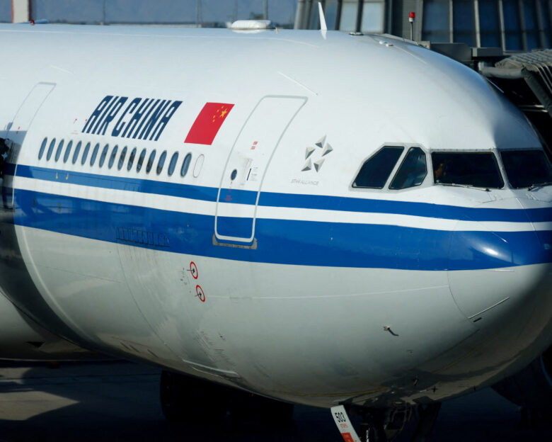 Αεροσκάφος της Air China στο Διεθνές Αεροδρόμιο του Πεκίνου