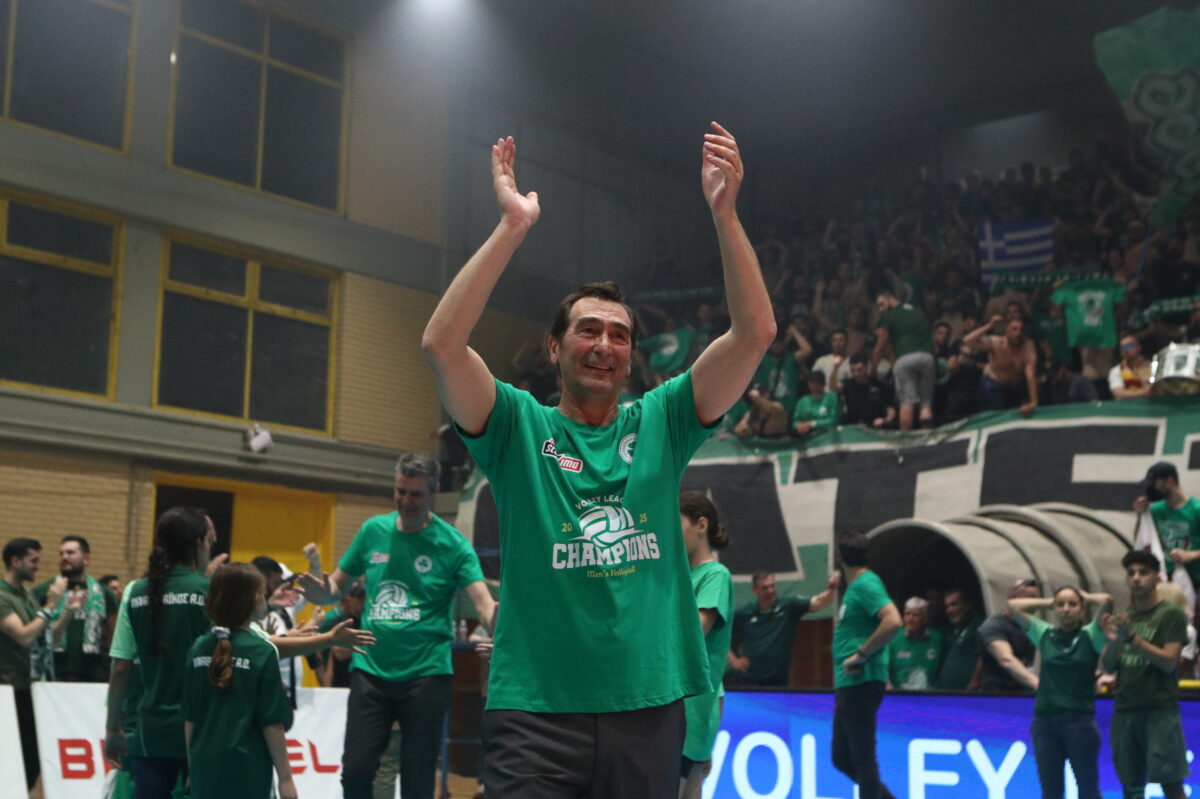 Ανατροπή στον Παναθηναϊκό: Προς παραμονή ο Ανδρεόπουλος στον πάγκο της ομάδας βόλεϊ ανδρών