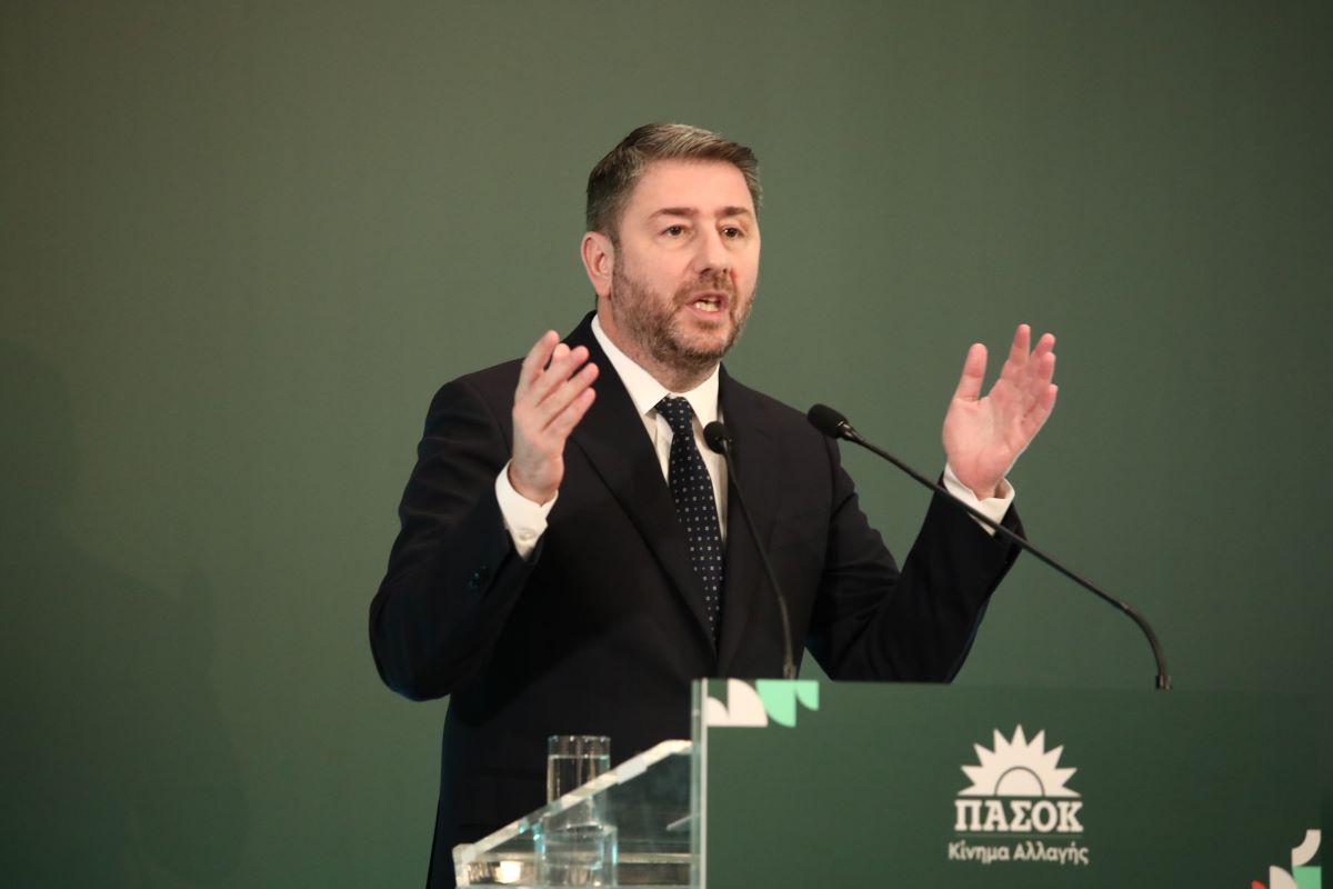 Ο Νίκος Ανδρουλάκης στην Κεντρική Επιτροπή του ΠΑΣΟΚ