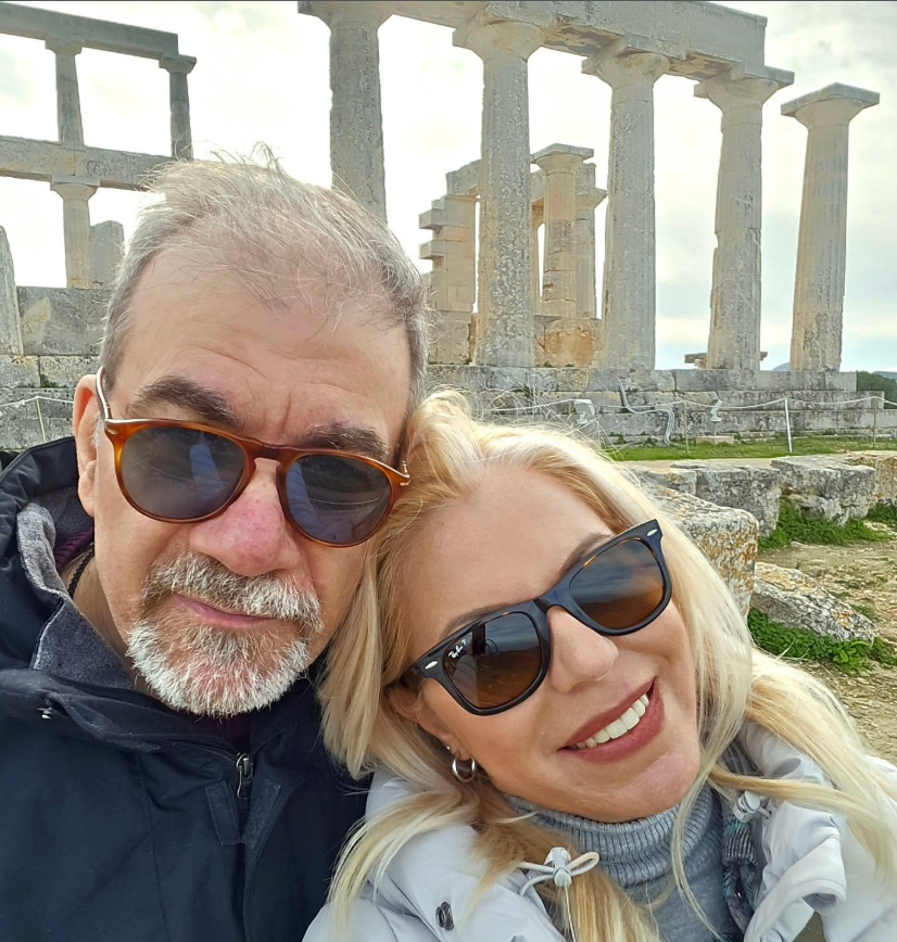 Ο Δημήτρης Σταρόβας και η Άννα Σταθάκη