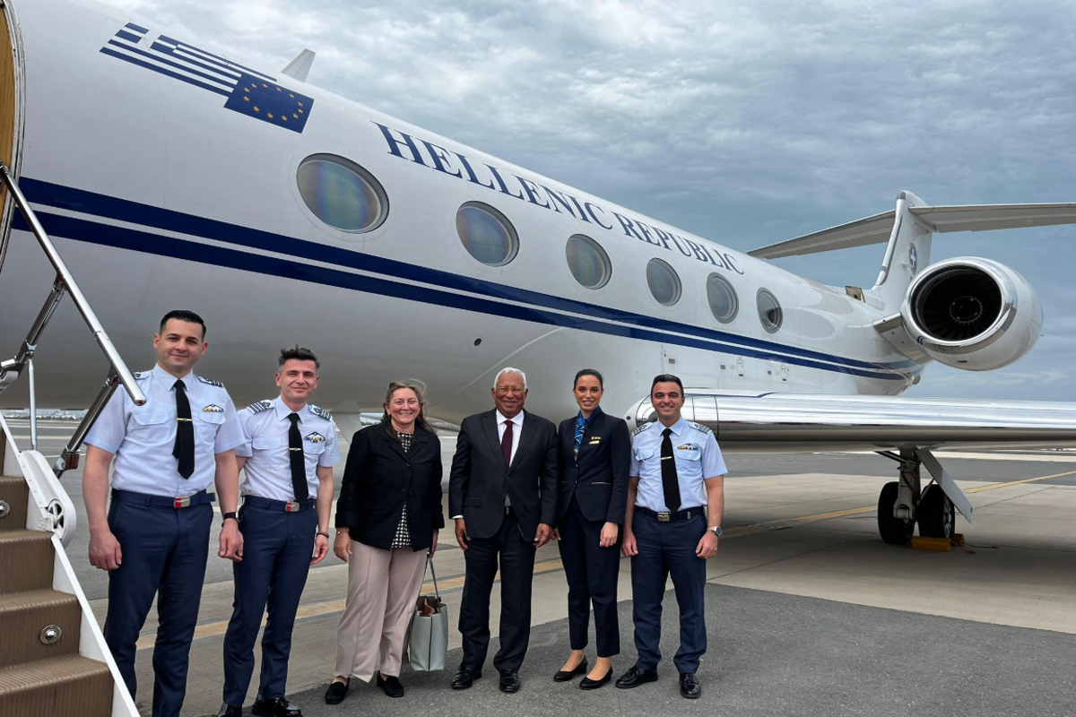 Το «ευχαριστώ» του Αντόνιο Κόστα για την παραχώρηση του ελληνικού πρωθυπουργικού αεροσκάφους που τον μετέφερε στον Περσικό