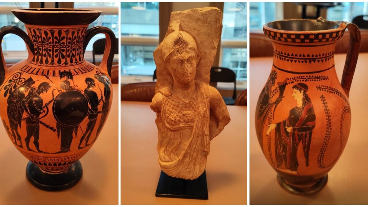 Σικάγο: Επιστροφή στην πατρίδα για πέντε αρχαιότητες