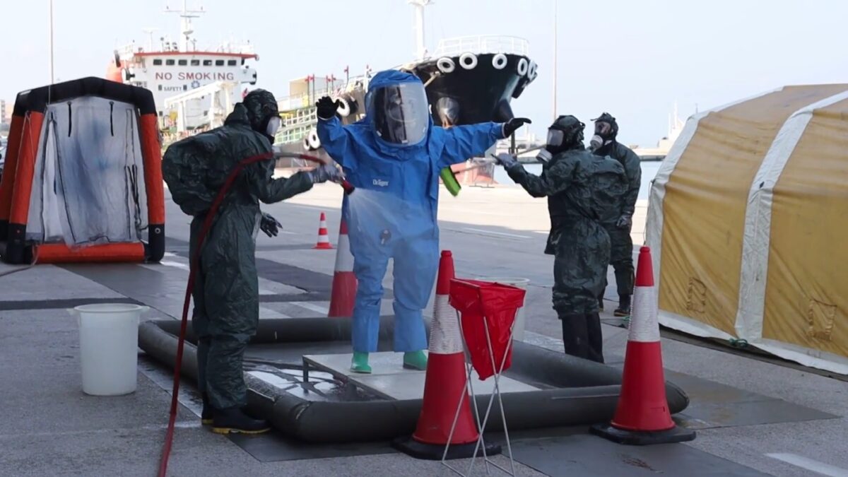 «Τροία 2026»: To σενάριο χημικής απειλής στο Λιμάνι της Πάτρας