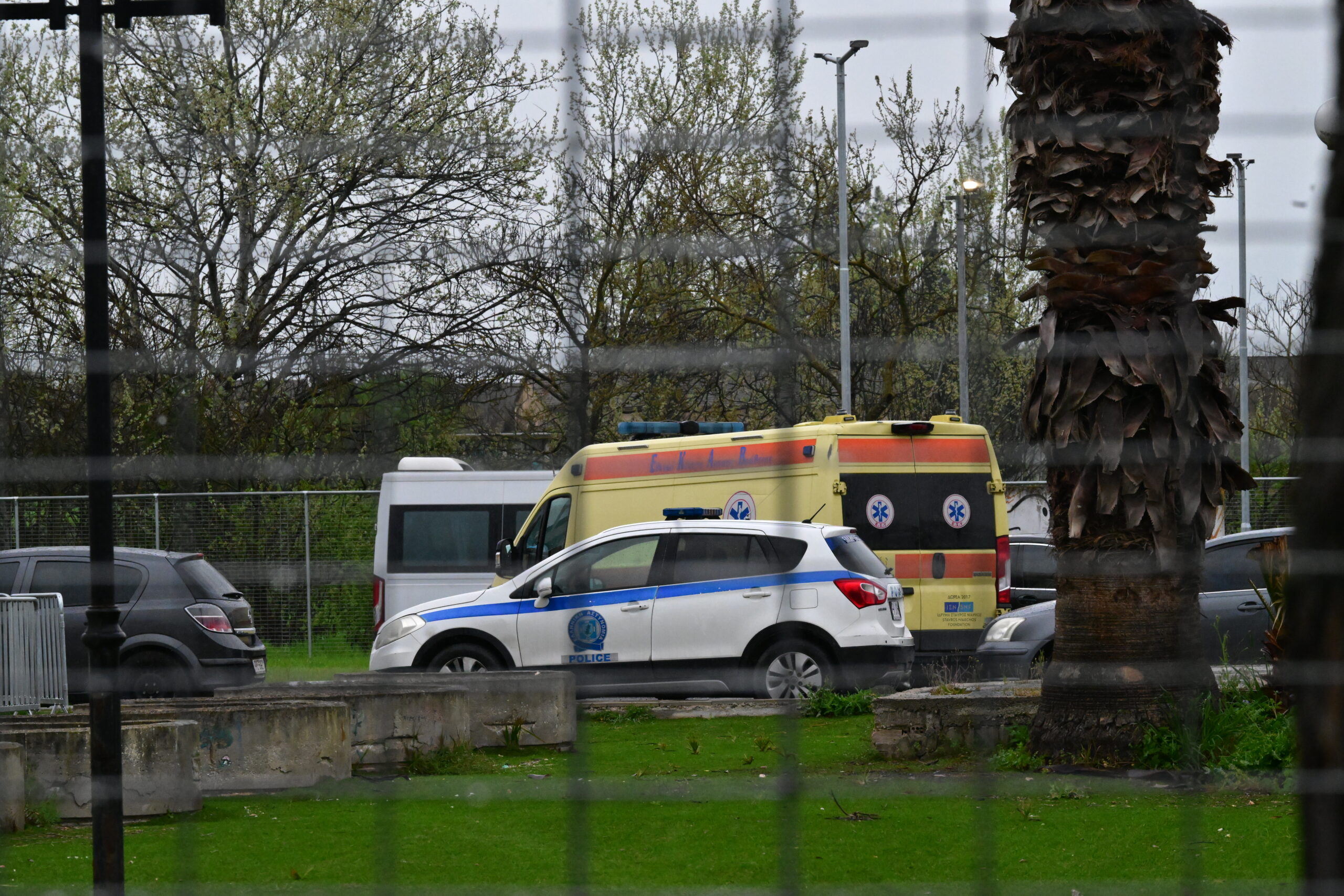 Το ασθενοφόρο που παρέλαβε τον Πάνο Ρούτσι