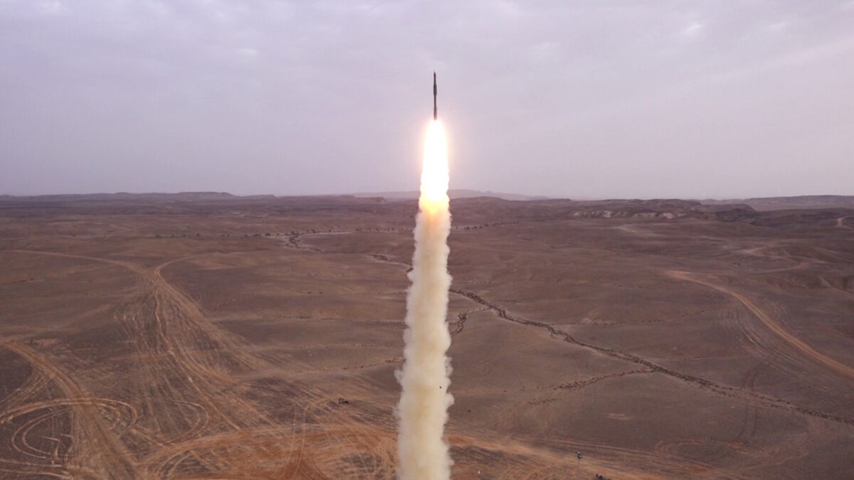 Εκτόξευση αντιαεροπορικού πυραύλου τύπου BARAK MX