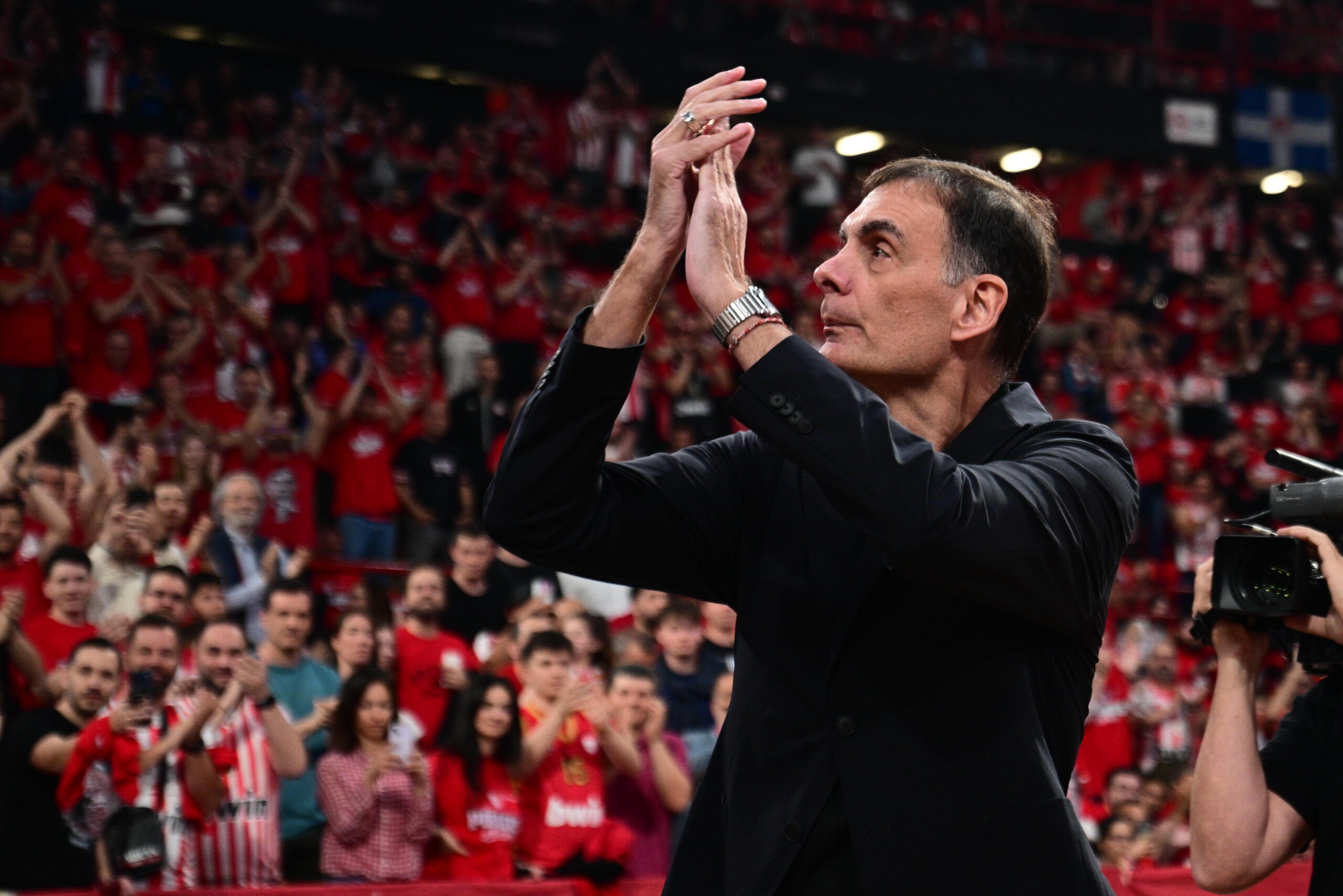 Ο Μπαρτζώκας στο ΣΕΦ/  (KLODIAN LATO / EUROKINISSI)