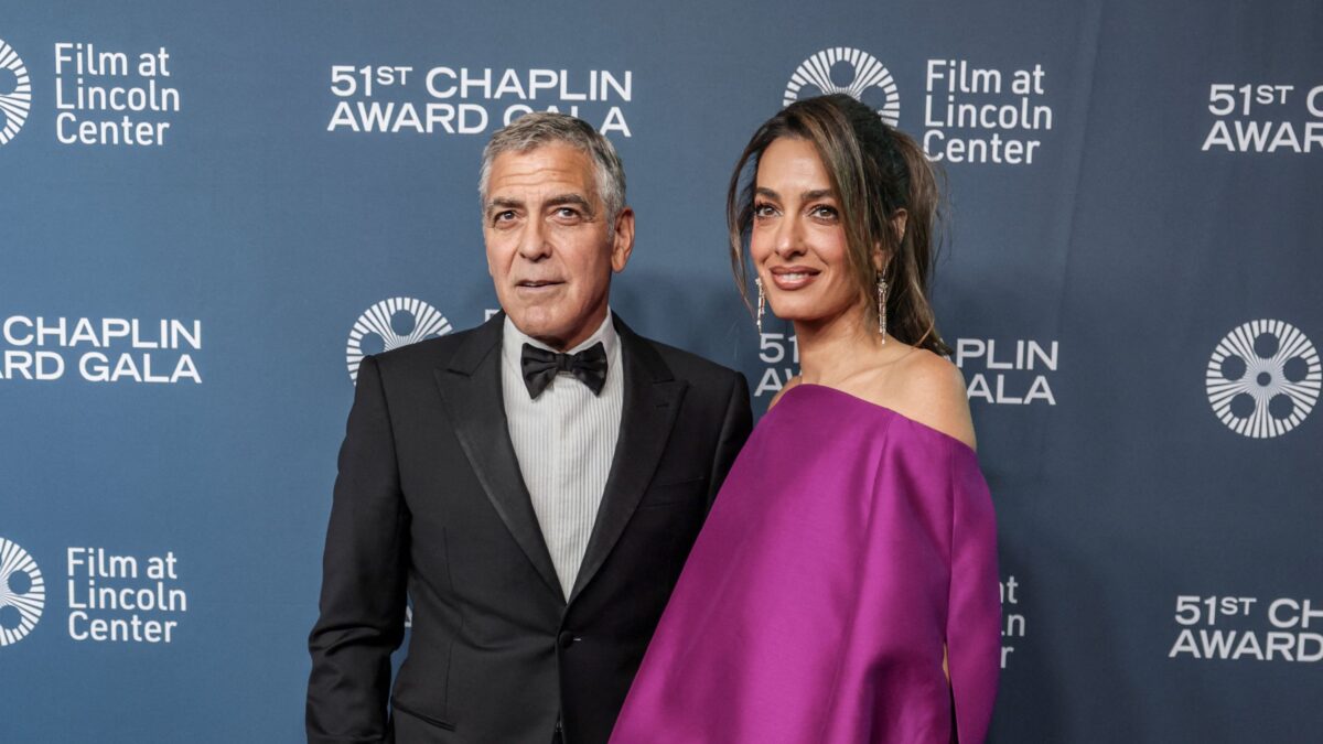 Ο Τζορτζ Κλούνεϊ με την Αμάλ Αλαμουντίν