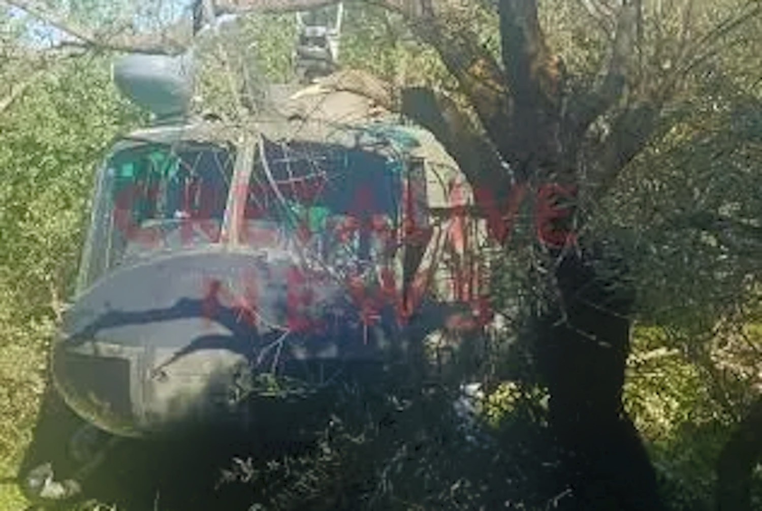 Το ελικόπτερο που έπεσε στην Κρήτη