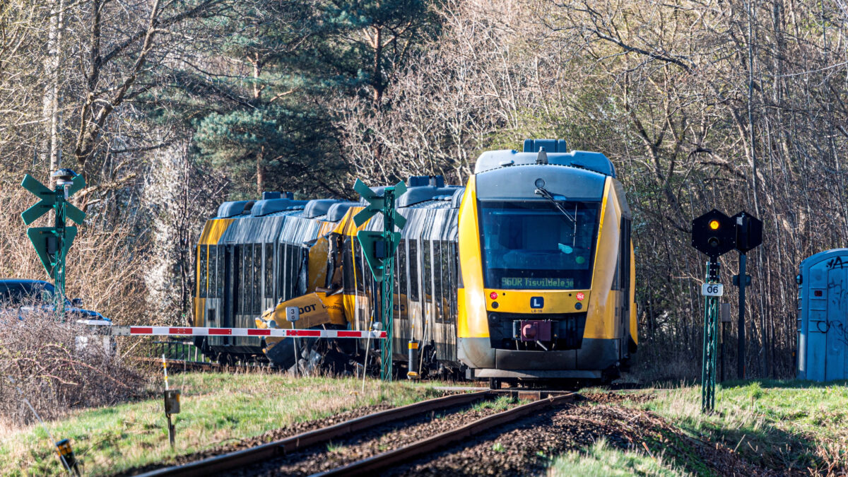Σύγκρουση τρένων στη Δανία