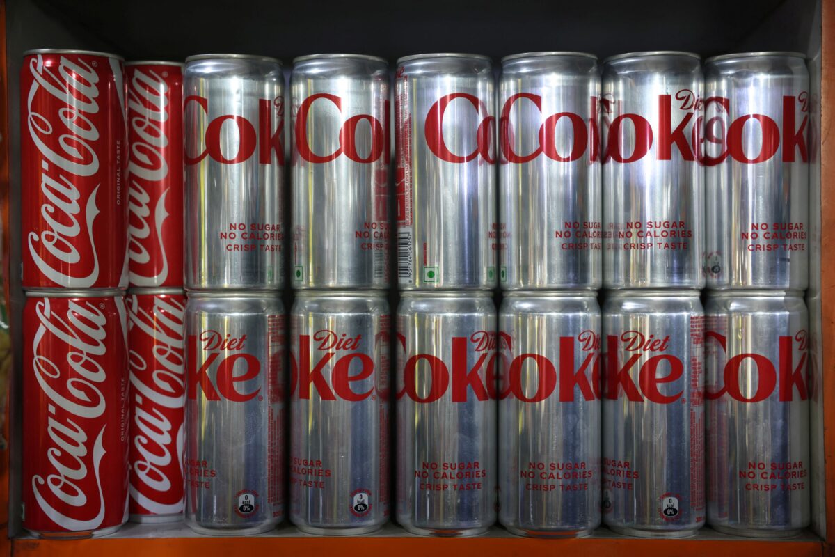 Κουτάκια Diet Coke