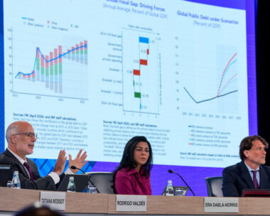 Στελέχη του τμήματος δημοσιονομικών υποθέσεων του ΔΝΤ