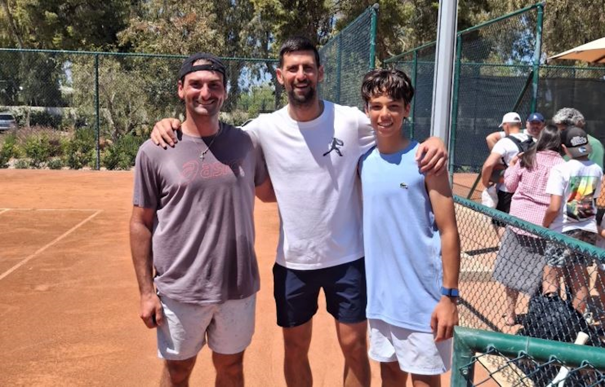 Τζόκοβιτς και Παγώνης ξανά μαζί στο κορτ