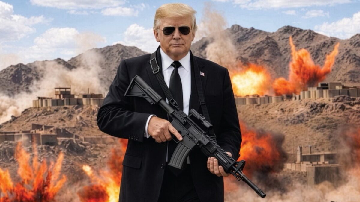 Ντόναλντ Τραμπ: «Εμφανίστηκε» με όπλο στο μέτωπο του πολέμου και απείλησε ξανά το Ιράν – «Τέρμα πια το καλό παιδί»