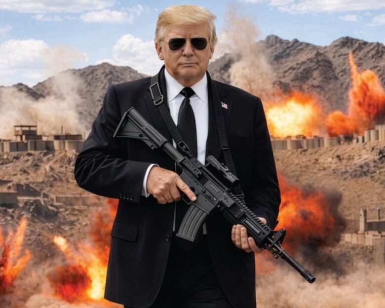 Ντόναλντ Τραμπ: «Εμφανίστηκε» με όπλο στο μέτωπο του πολέμου και απείλησε ξανά το Ιράν – «Τέρμα πια το καλό παιδί»