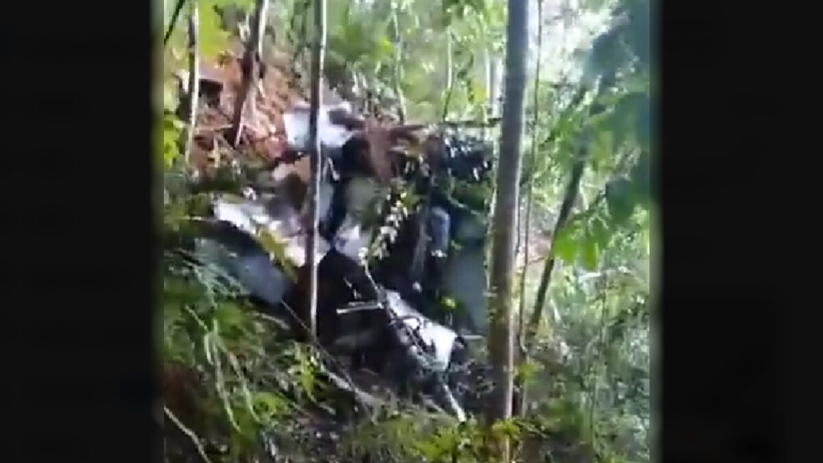 Το ελικόπτερο που συνετρίβη