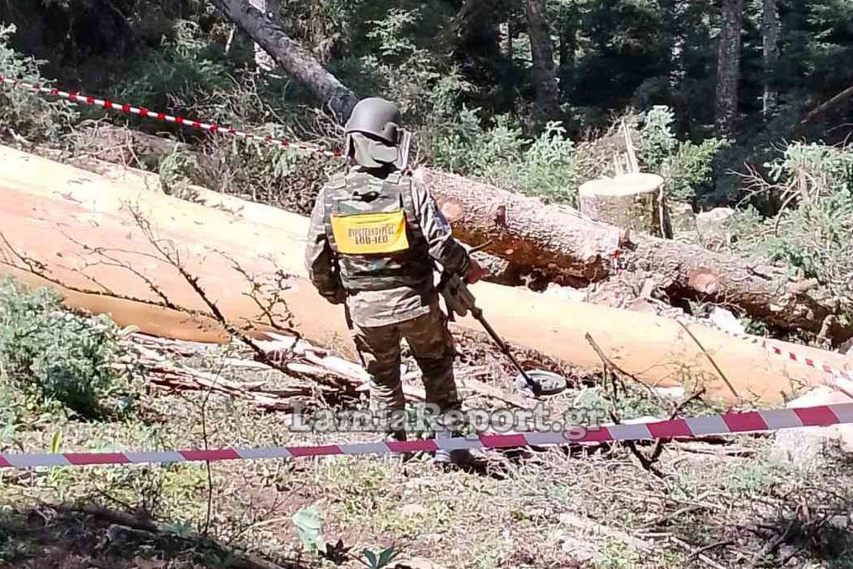 Ευρυτανία: Εντοπίστηκε χειροβομβίδα σε δάσος έξω από το χωριό Νόστιμο