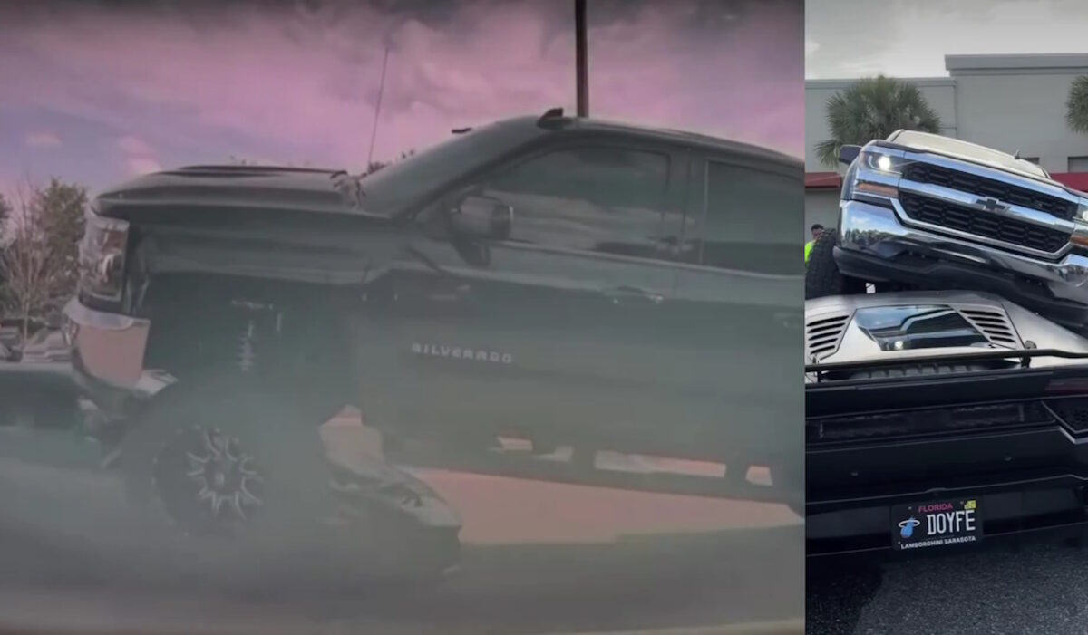 ΗΠΑ: Οδηγός πλάκωσε μία Λαμποργκίνι με το φορτηγό της χωρίς να το καταλάβει - Δείτε βίντεο