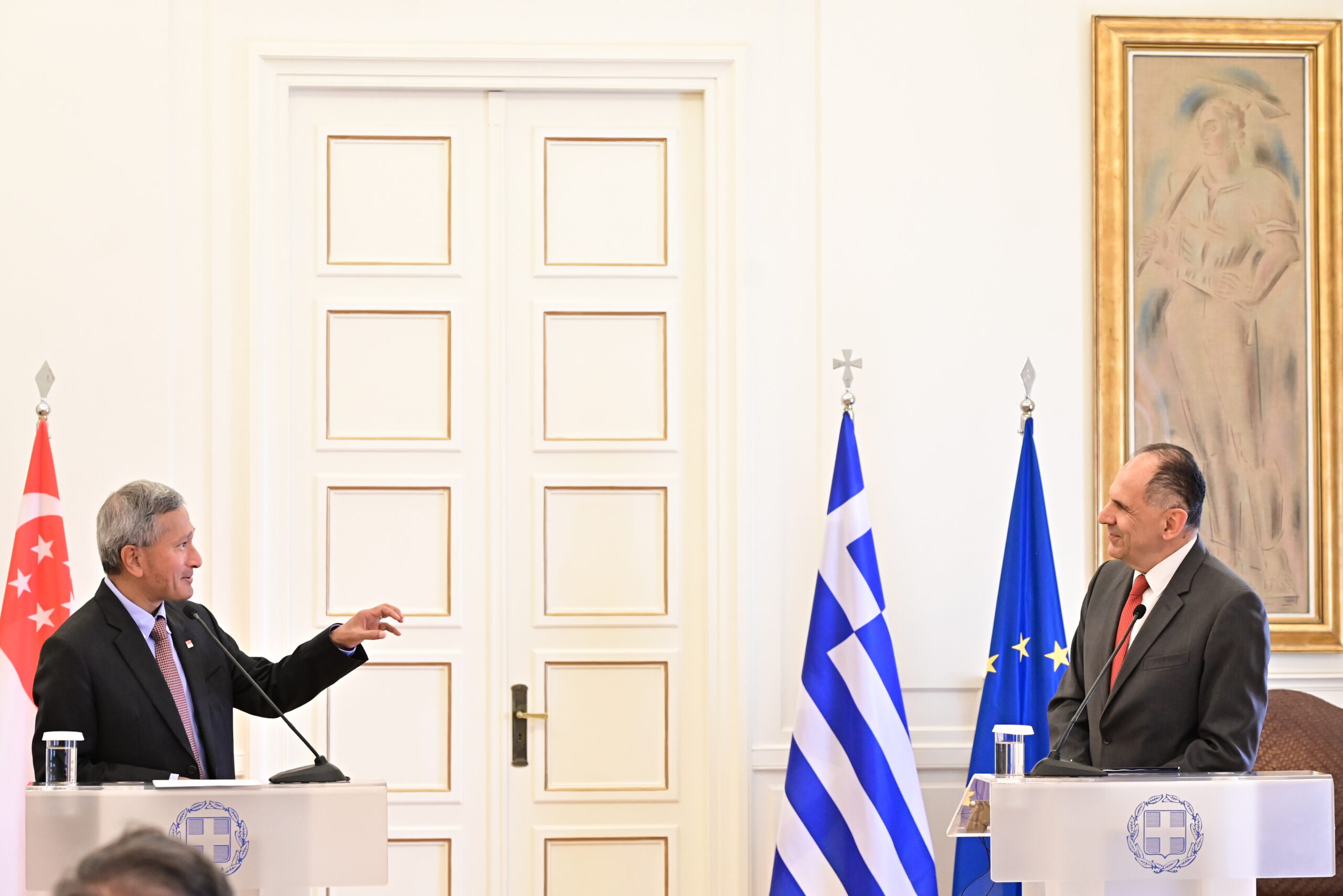 Γιώργος Γεραπετρίτης και ΥΠΕΞ Σιγκαπούρης